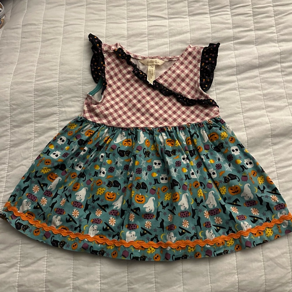 Matilda Jane Girls Halloween All Hallows Eve Tunic Top size 4